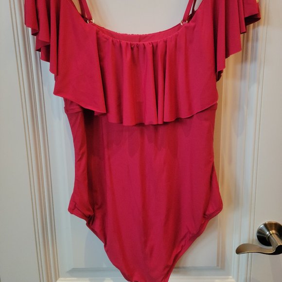 NWOT Athena Cold Shoulder one Piece Bathing Suit - Picture 5 of 10